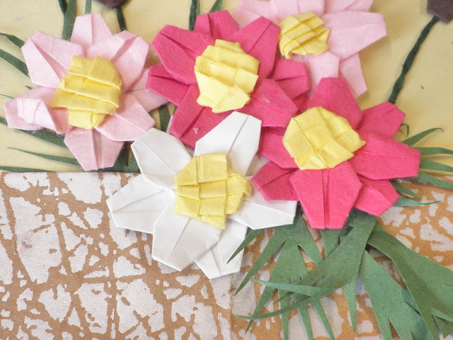 折り紙コスモス折り方の簡単な手作り方法や作り方・DIY・レシピ