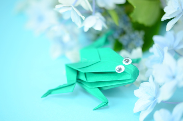カエル折り紙の簡単な手作り方法や作り方・DIY・レシピ